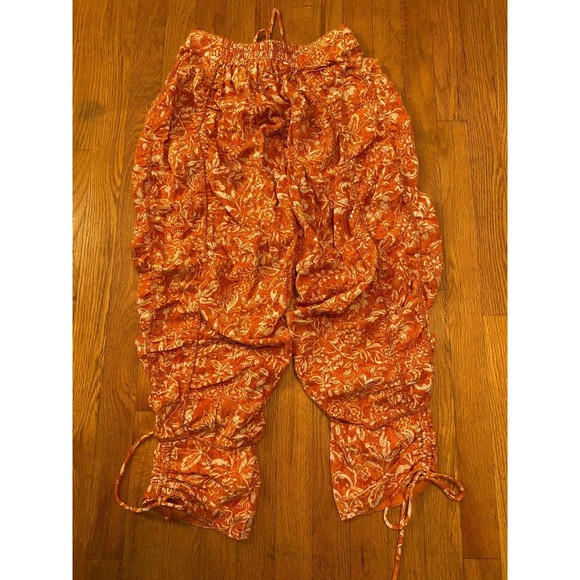 Free people dusk till dawn parachute cargo linen pants - Picture 5 of 7